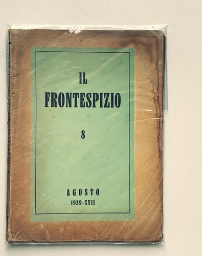 Frontespizio rivista - il,