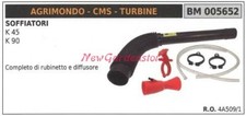 Kit rubinetto e diffusore soffiatore K 45 90 AGRIMONDO 005652