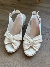 Contigo Ivory Linen Wedge