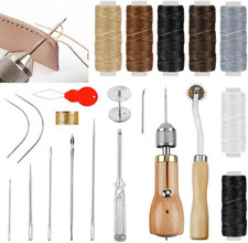 Set Da Cucito in Pelle 21 Pz