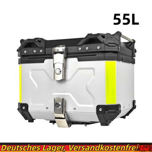 55l moto alluminio top case - moto,