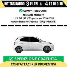 Tagliando per NISSAN Micra IV