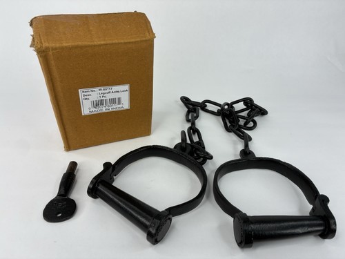 Pesante catena gambe polsini