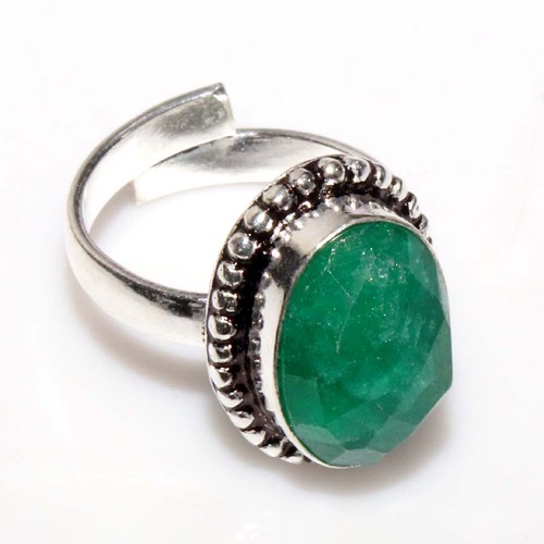 Anello smeraldo simulato - anello,