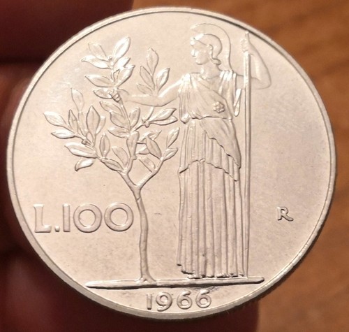 100 lire 1966 italia - lire, 1966,