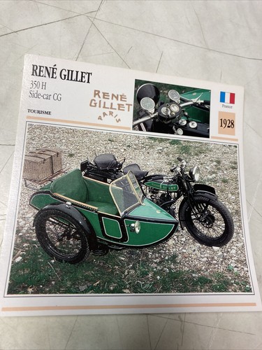 René gillet 350 - h, side-car
