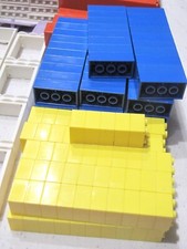 Vintage Red Blue Yellow White