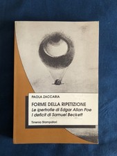Zaccaria Forme della ripetizione Edgar Allan Poe Beckett Tirrenia