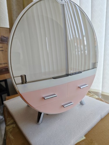 Scatola organizer trucco rosa - scatola,