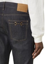 Autentico Jeans Uomo Gucci Blu