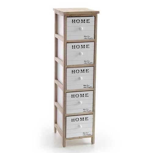 Cassettiera legno decorata - cassettiera,