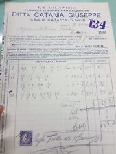 Fattura ditta Catania Giuseppe