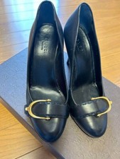 Gucci decolte tacco pelle nero