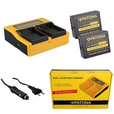 2x Batteria + caricatore 4in1