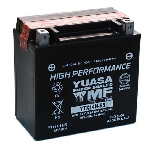 Batteria yuasa ytx14h 12v - batteria,
