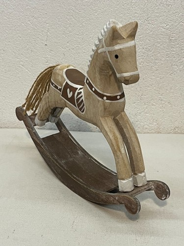 Cavallo dondolo legno - a,