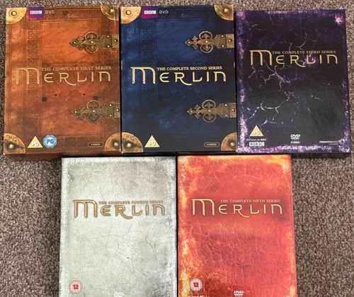 Merlin bbc complete dvd - merlin,