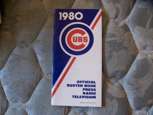 1980 chicago cubs media guide - 1980,