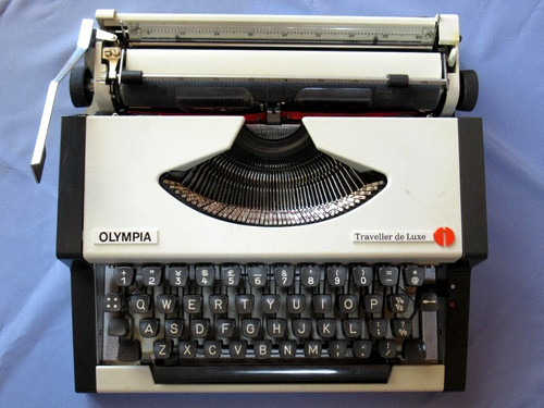 Macchina scrivere portatile - scrivere,