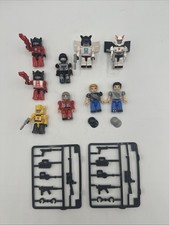 TRANSFORMERS Kre-o Figure lot w/ Accessories Bumblebee Jazz Complete Set of 9