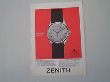 advertising Pubblicità 1962 OROLOGIO ZENITH CAPTAIN