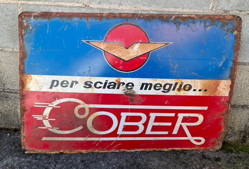 Tabella pubblicitaria smaltata