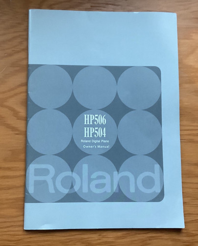 Roland hp506 hp504 digital - roland,