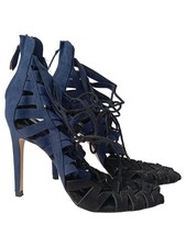 ZARA sandali donna blu numero