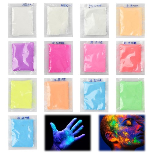 Polvere fluorescente colori - polvere,