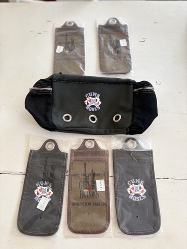 Vintage guns roses pochette - roses,