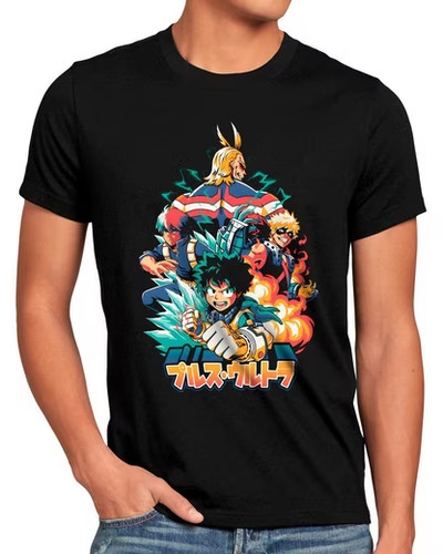 Shirt anime hero - anime, team