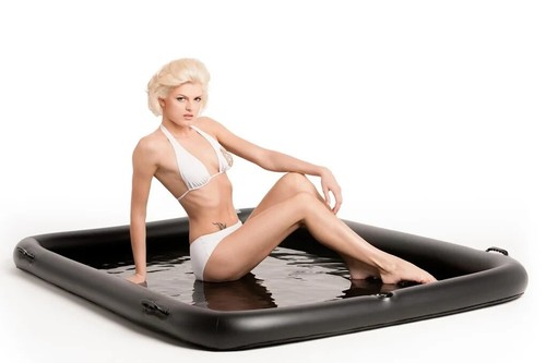 Mini piscina nera 200 - piscina, 140