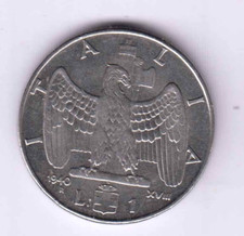ITALY ITALIA 1 Lira 1940-XVIII
