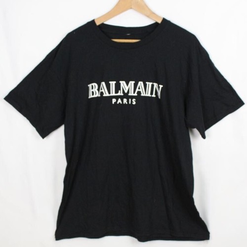 Shirt balmain paris nero - t-shirt,