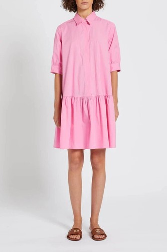 Abito rosa con - , balza