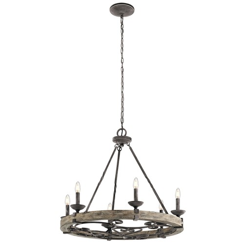 Lampadario camelot legno - lampadario,