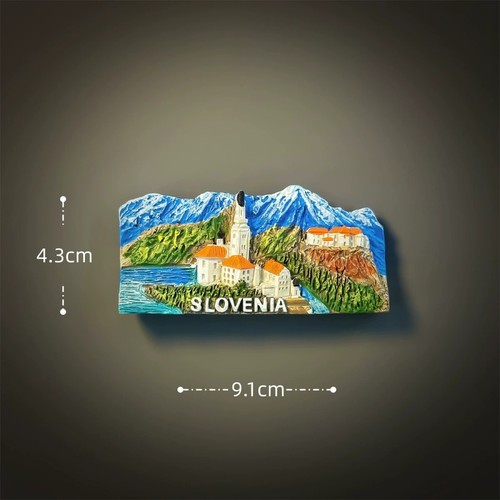 Lake bled slovenia tourist - slovenia, 3d