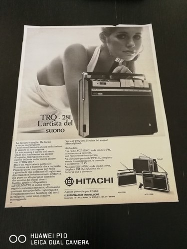 1971 hitachi trq 281 radio - 1971,