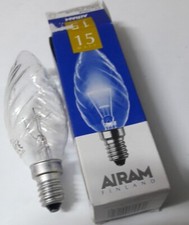 LAMPADA INCANDESCENZA FILAMENTO TORTIGLIONE CHIARA 230V E14 (kit 10 pezzi) 