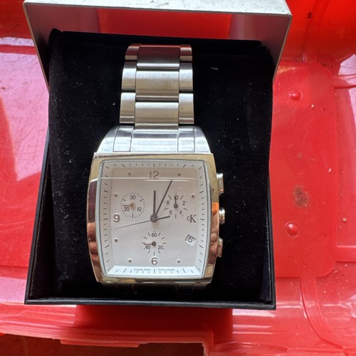Orologio cronografo acciaio