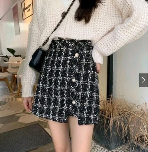 Minigonna giapponese tweed - giapponese, in