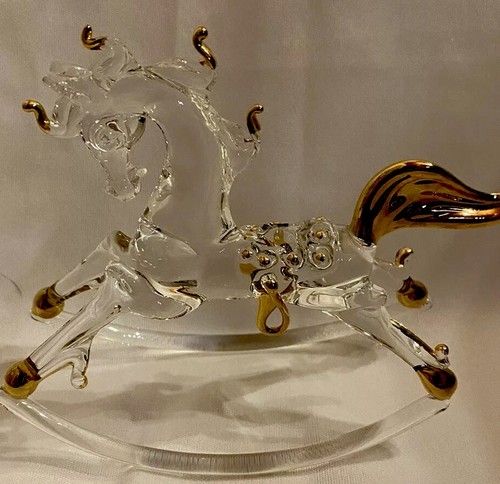 Statuina cavallo dondolo - statuina,