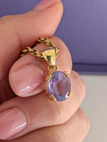 Vintage 18k gold - 18k, amethyst