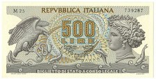 500 LIRE BIGLIETTO DI STATO