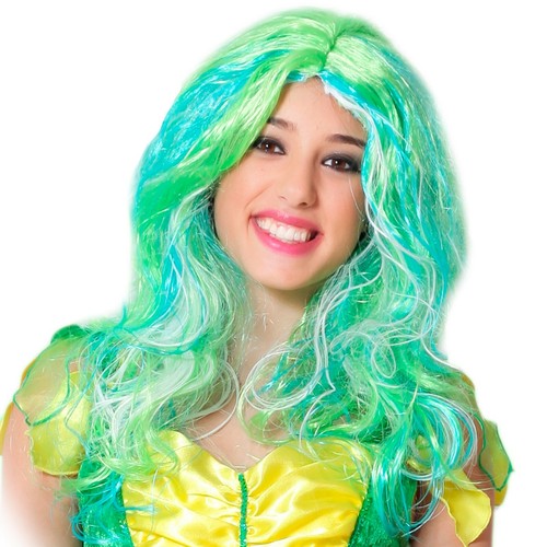 Parrucca trilly verde - parrucca,