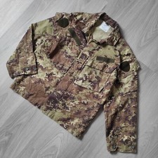 Italian Army Uniform Jacket Defcon NATO Patches Military Surplus Size L