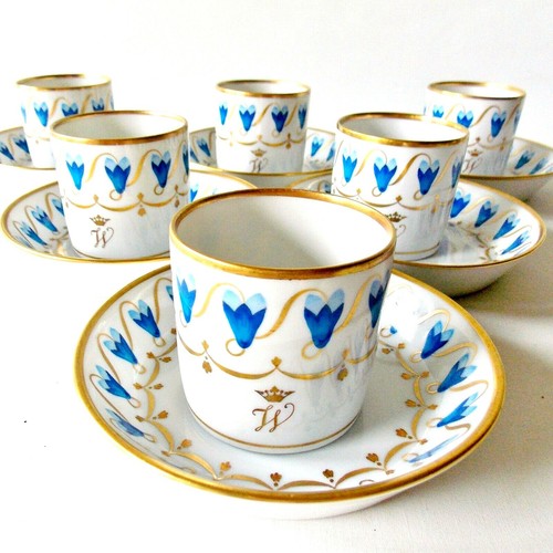 Bellissimo antico set sei - set, di