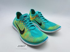 Nike Free 4.0 Flyknit Men's Size 12 Running Shoes Hyper Jade Volt