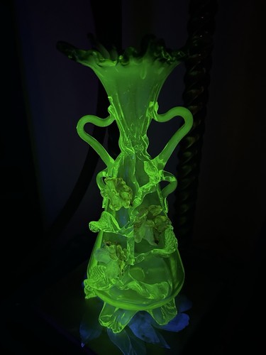 Antico vaso vittoriano vetro