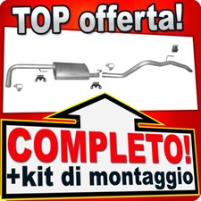 Scarico Completo per NISSAN NAVARA (D40) 2.5 DCI Marmitta